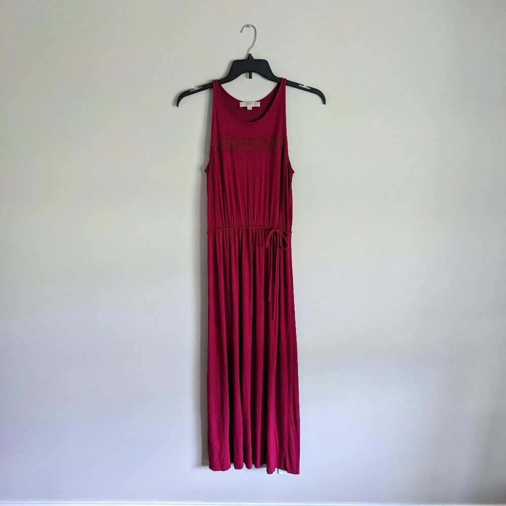 Ann Taylor LOFT Pink Maxi Dress Size Small - Picture 3 of 12